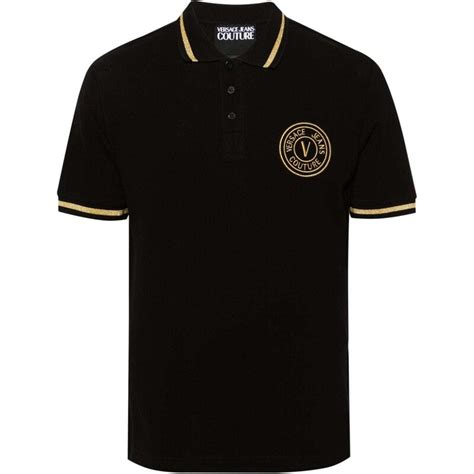 polo nera versace uomo|Polo uomo Versace .